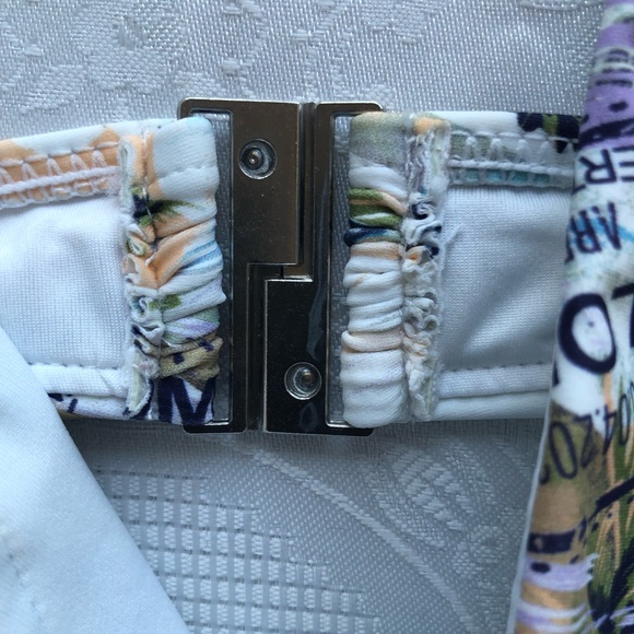 Royalty By MALUMA Women’s Size L One Piece Swimsuit Baiting Suit Welcome MIAMI - Picture 6 of 16